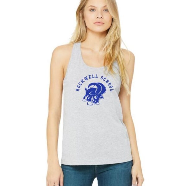 Rockwell Traditional Ram Adult  Woman Racerback tank