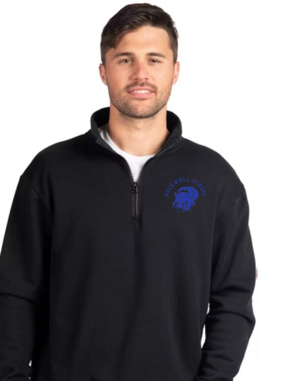 White Rams Adult Quarter Zip up