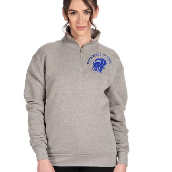White Rams Adult Quarter Zip up women