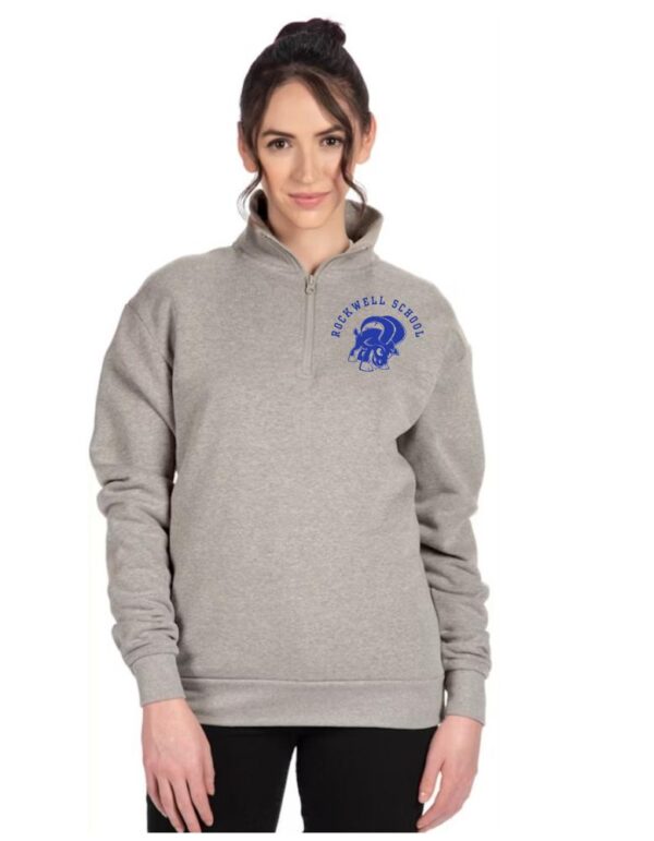 White Rams Adult Quarter Zip up women